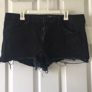Black jean shorts, universal thread from target